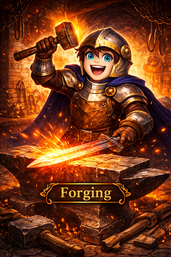 Forge altar illustration